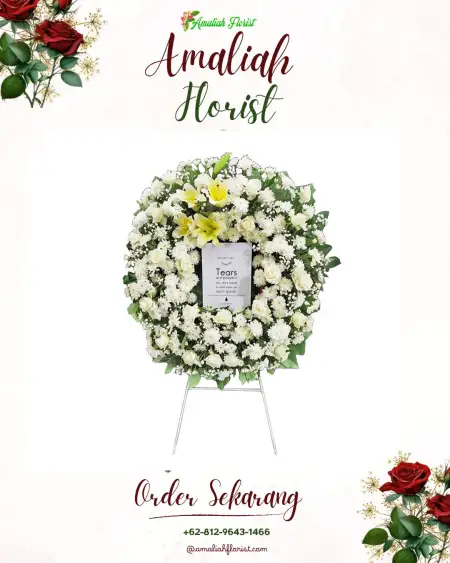 Krans Bunga Duka Ceger